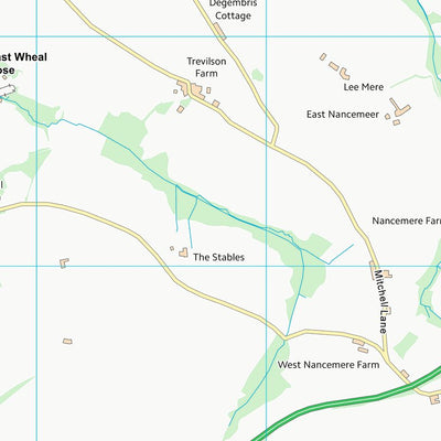 UK Topographic Maps Cornwall (SW85) digital map