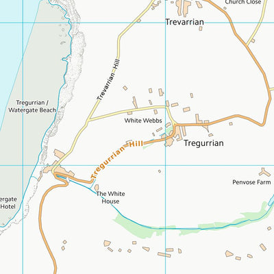 UK Topographic Maps Cornwall (SW86) digital map