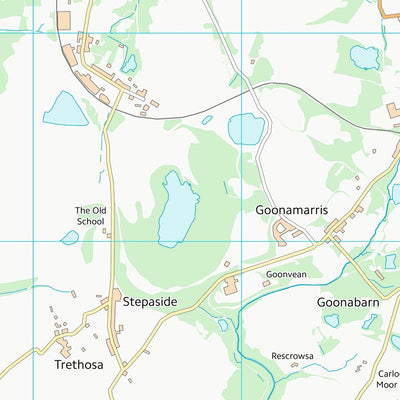 UK Topographic Maps Cornwall (SW95) digital map