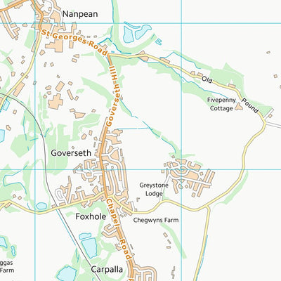 UK Topographic Maps Cornwall (SW95) digital map