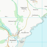 UK Topographic Maps Cornwall (SX04) digital map