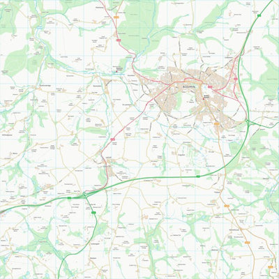 UK Topographic Maps Cornwall (SX06) digital map