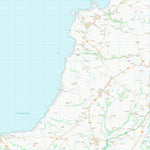 UK Topographic Maps Cornwall (SX08) digital map