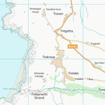 UK Topographic Maps Cornwall (SX08) digital map