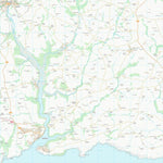UK Topographic Maps Cornwall (SX15) digital map