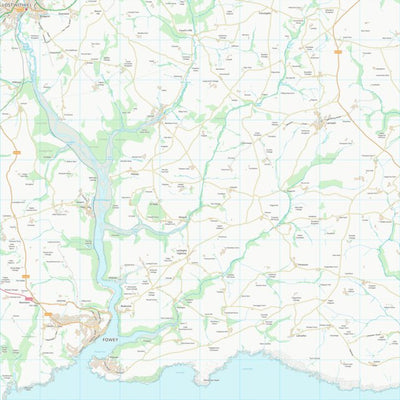 UK Topographic Maps Cornwall (SX15) digital map
