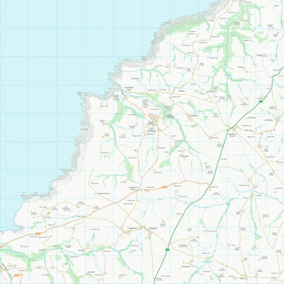 UK Topographic Maps Cornwall (SX19) digital map