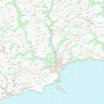 UK Topographic Maps Cornwall (SX25) digital map