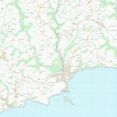UK Topographic Maps Cornwall (SX25) digital map