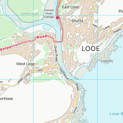 UK Topographic Maps Cornwall (SX25) digital map