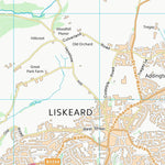UK Topographic Maps Cornwall (SX26) digital map