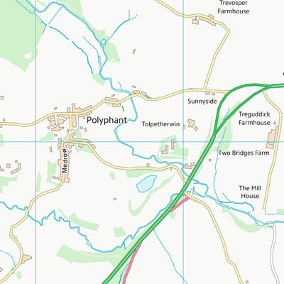 UK Topographic Maps Cornwall (SX28) digital map