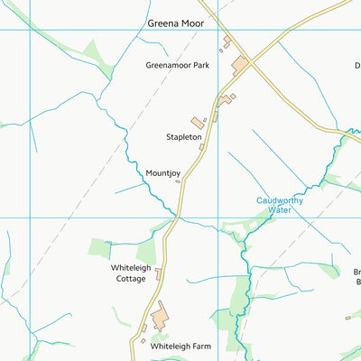 UK Topographic Maps Cornwall (SX29) digital map