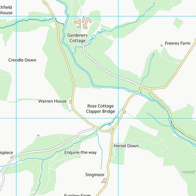 UK Topographic Maps Cornwall (SX36) digital map