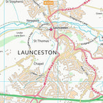 UK Topographic Maps Cornwall (SX38) digital map