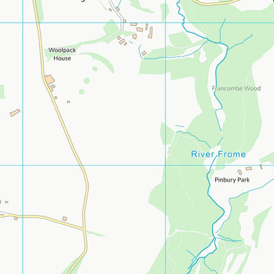 UK Topographic Maps Cotswold District (SO90) digital map