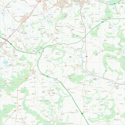 UK Topographic Maps Cotswold District (SO91) digital map
