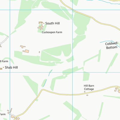 UK Topographic Maps Cotswold District (SO91) digital map