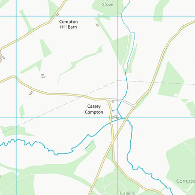 UK Topographic Maps Cotswold District (SP01) digital map