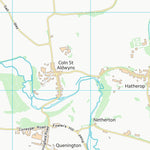 UK Topographic Maps Cotswold District (SP10) digital map