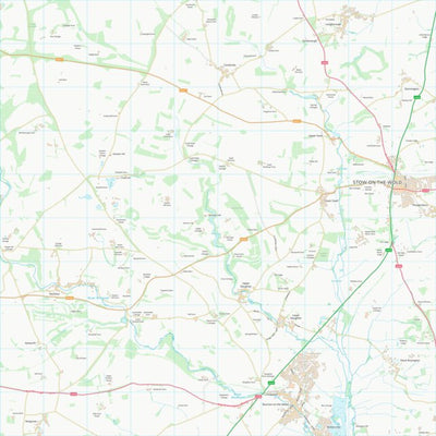 UK Topographic Maps Cotswold District (SP12) digital map