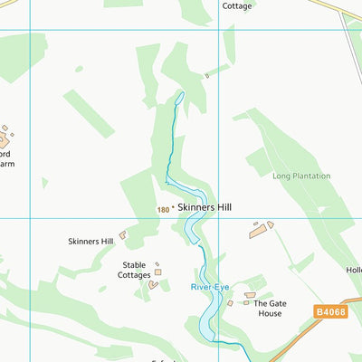 UK Topographic Maps Cotswold District (SP12) digital map