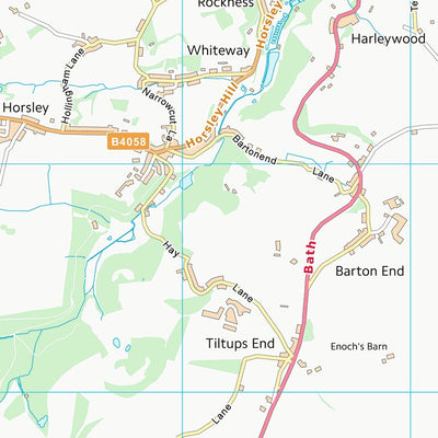UK Topographic Maps Cotswold District (ST89) digital map
