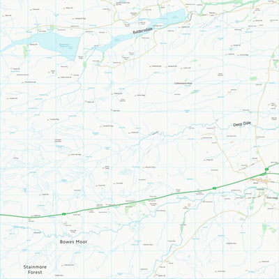 UK Topographic Maps County Durham (NY91) digital map