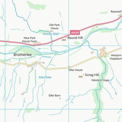 UK Topographic Maps County Durham (NY93) digital map
