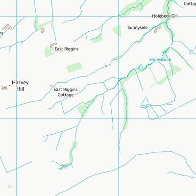 UK Topographic Maps County Durham (NZ03) digital map