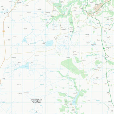 UK Topographic Maps County Durham (NZ04) digital map