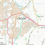 UK Topographic Maps County Durham (NZ13) digital map