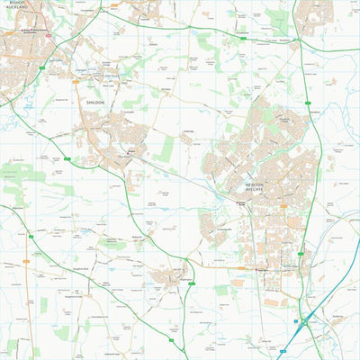 UK Topographic Maps County Durham (NZ22) digital map