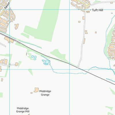 UK Topographic Maps County Durham (NZ22) digital map