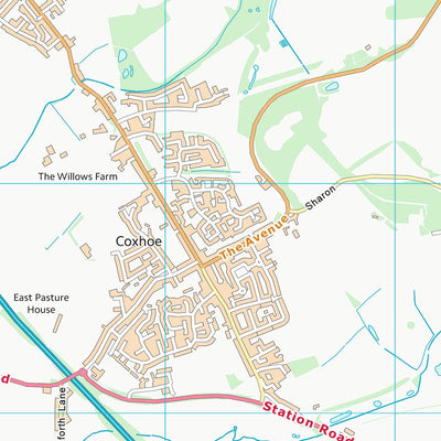 UK Topographic Maps County Durham (NZ33) digital map