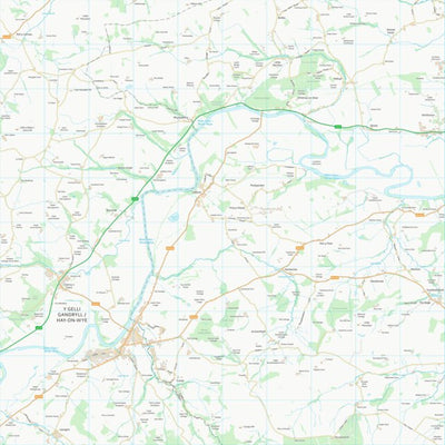 UK Topographic Maps County of Herefordshire (SO24) digital map