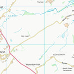 UK Topographic Maps County of Herefordshire (SO35) digital map