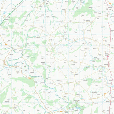 UK Topographic Maps County of Herefordshire (SO42) digital map