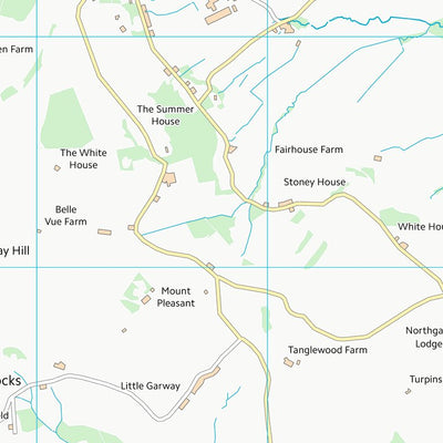 UK Topographic Maps County of Herefordshire (SO42) digital map
