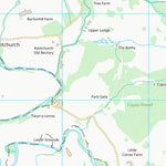 UK Topographic Maps County of Herefordshire (SO42) digital map