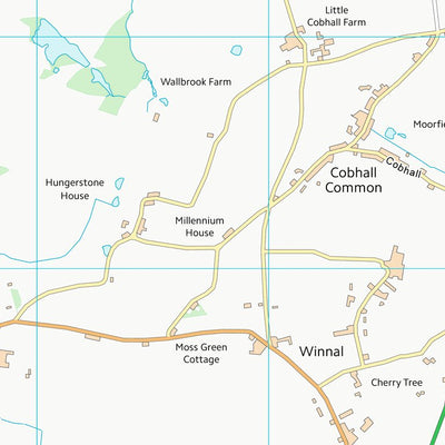 UK Topographic Maps County of Herefordshire (SO43) digital map