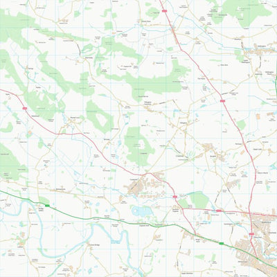 UK Topographic Maps County of Herefordshire (SO44) digital map
