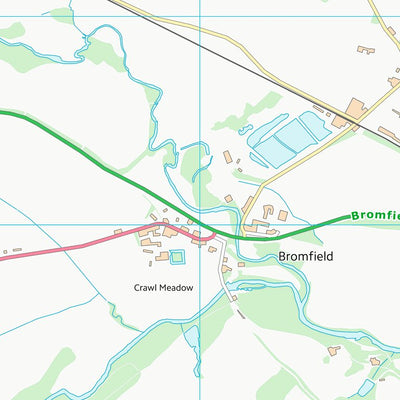 UK Topographic Maps County of Herefordshire (SO47) digital map