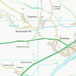 UK Topographic Maps County of Herefordshire (SO52) digital map