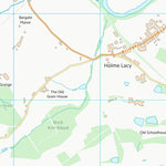 UK Topographic Maps County of Herefordshire (SO53) digital map