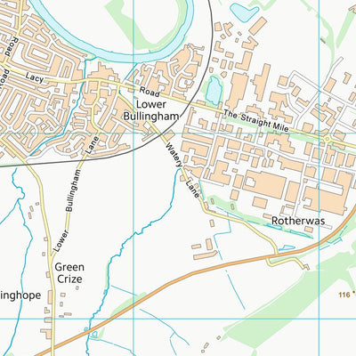 UK Topographic Maps County of Herefordshire (SO53) digital map