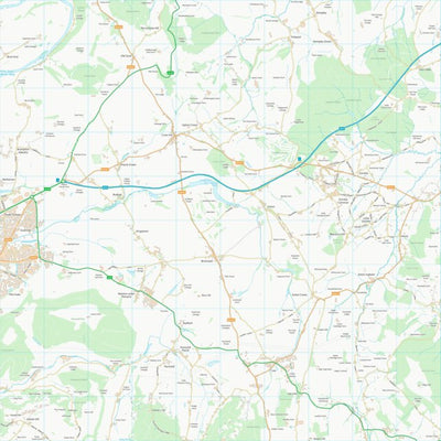 UK Topographic Maps County of Herefordshire (SO62) digital map