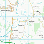 UK Topographic Maps County of Herefordshire (SO64) digital map