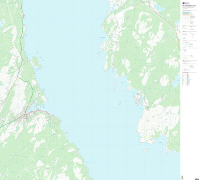 UK Topographic Maps Cowal Ward 5 (1:10,000) digital map