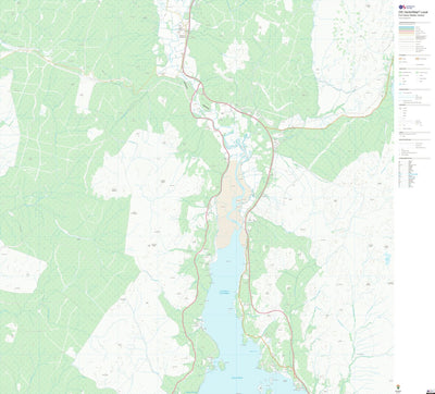 UK Topographic Maps Cowal Ward 7 (1:10,000) digital map